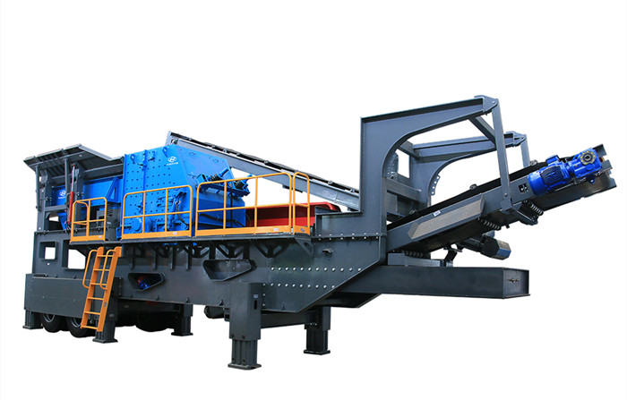 tire-type mobile impact crusher