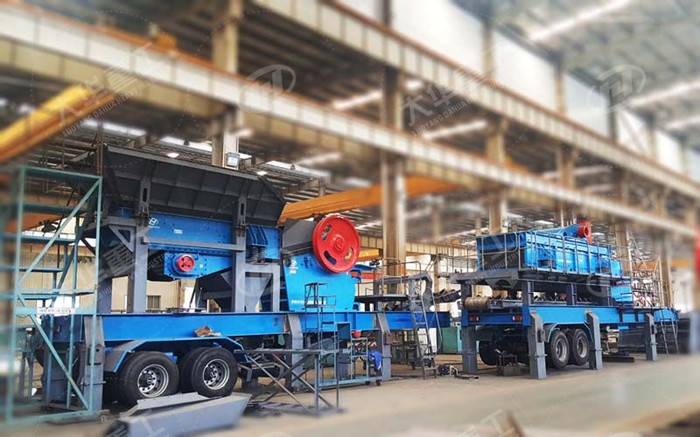 mobile sand crusher machine