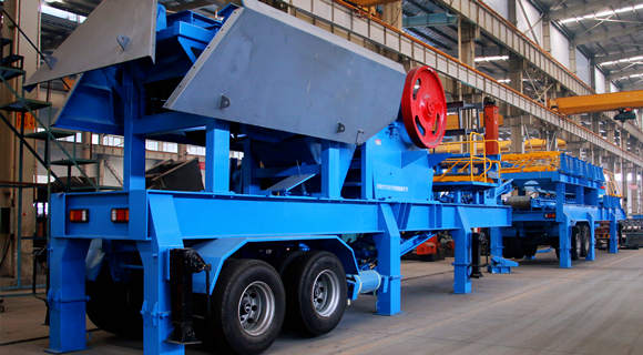 Mobile Crushing Plant for Crushing Granite