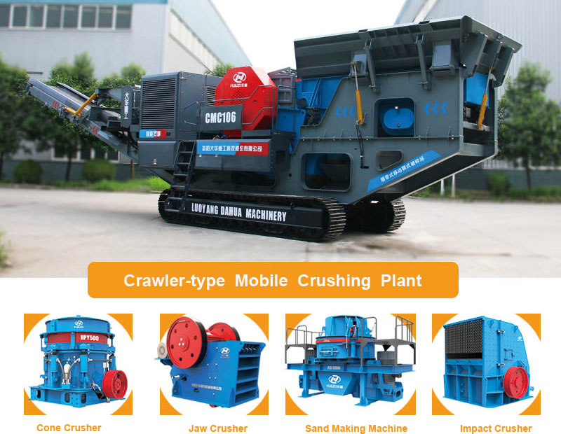 crawler mobile crushers