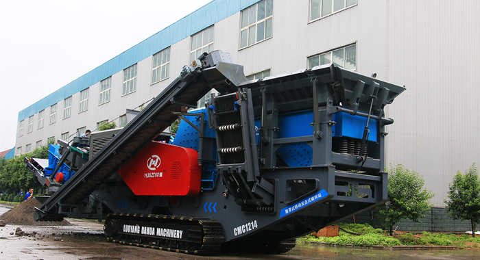 mobile impact crushing plant