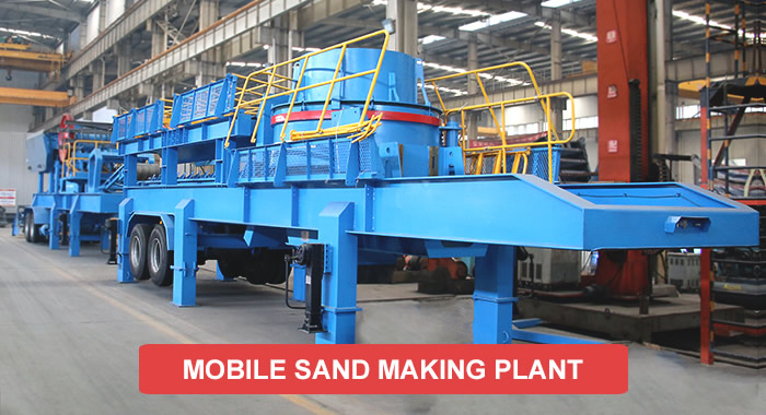 granite portable sand crusher