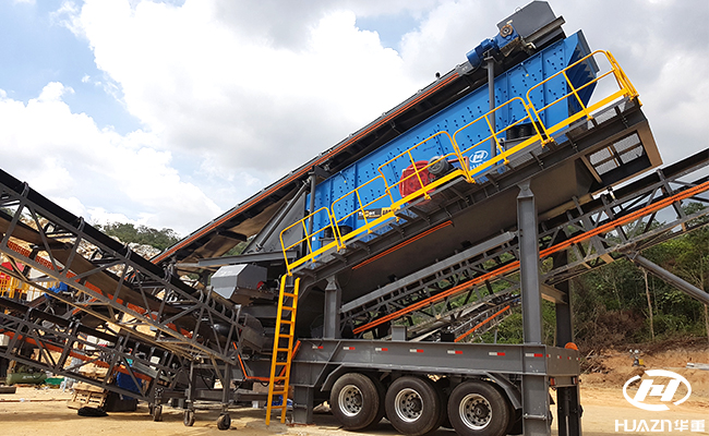 stone mobile crushing plant