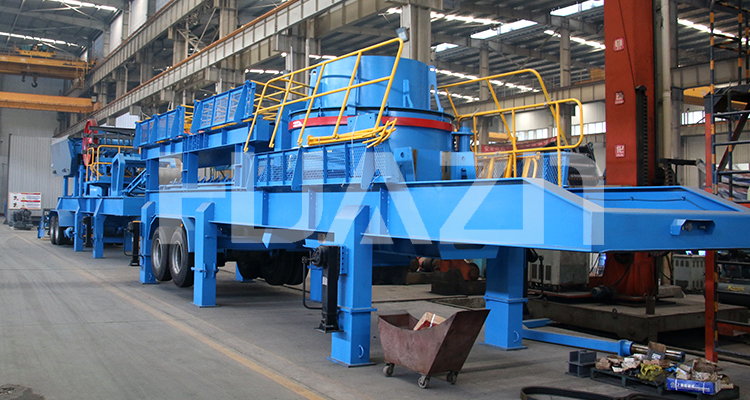 mobile sand making machine