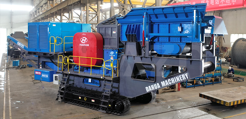 crawler mobile crusher plant