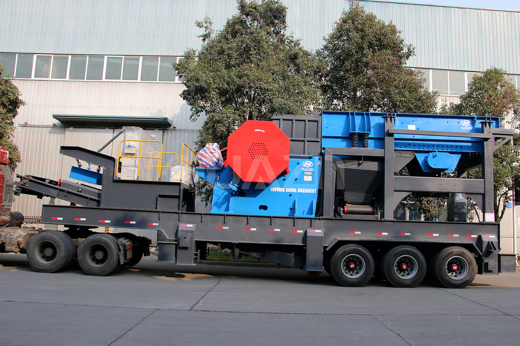 mobile crushing plant