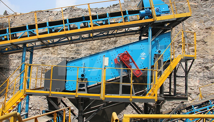 vibrating screen stone crusher plant