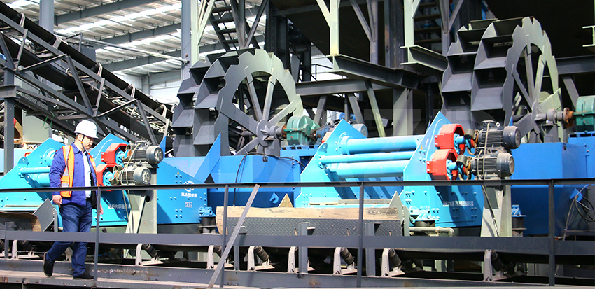 bucket wheel sand washing machine