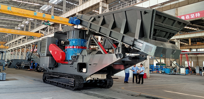 mobile cone crusher station machine