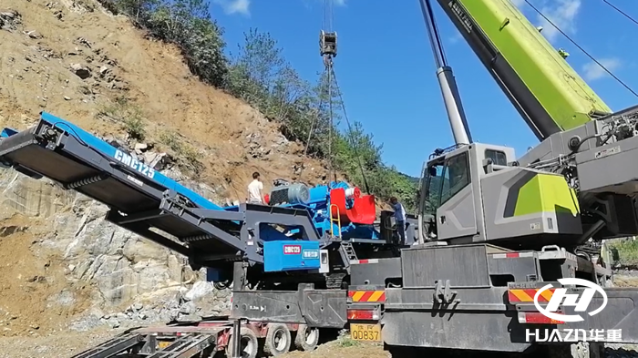 450 T/H Olivine Mobile Crushing Plant Project