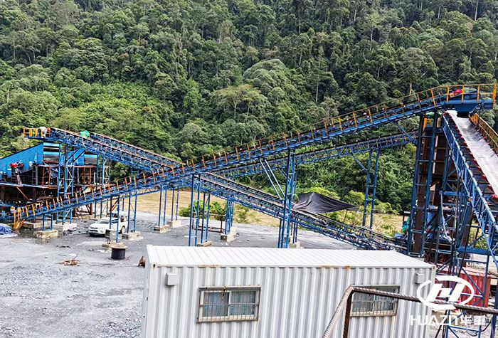 Indonesia 200t/h Sandstone Crushing Project  