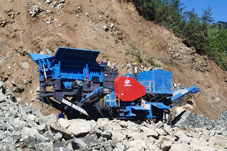 mobile crushing plant