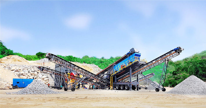 mobile rock crusher