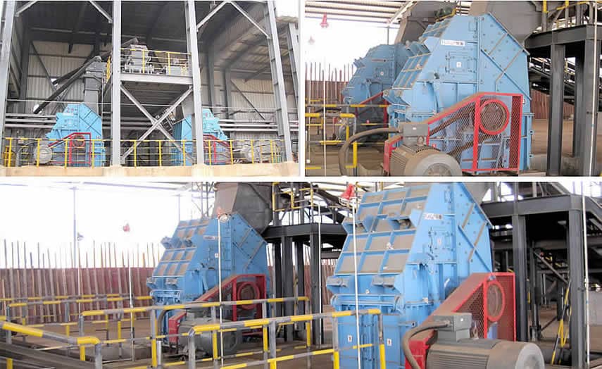 PCD Series Single-stage Hammer Crusher Application