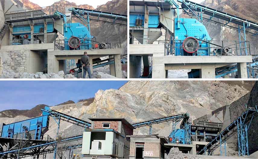 PFY Series Hard Rock Impact Crusher Application