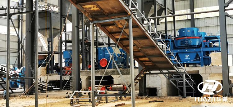 Process Flow of the Gangue Crushing System