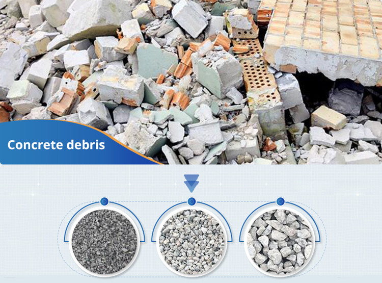 Production process of Recycled Concrete Aggregate