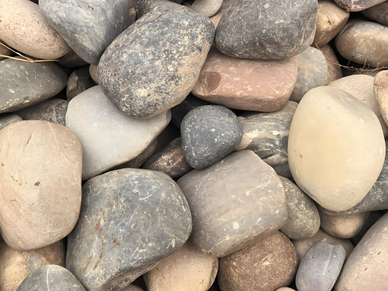 river pellble crushing